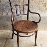 Fischel armchair in curved wood 1920