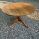 Antique solid wood table / pedestal table