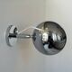 Pair of vintage chrome wall lights, adjustable, France 1960