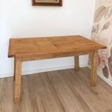 Vintage solid oak farmhouse table