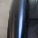 Black Cowhide Leather English-Style Club Chair
