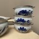 Lot de 3 bols et 1 pot vintage en céramique