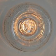 Vintage 1960s Doria design ceiling light in crystal glass