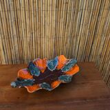 Vintage orange Vallauris dish