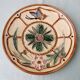 Assiette en barbotine