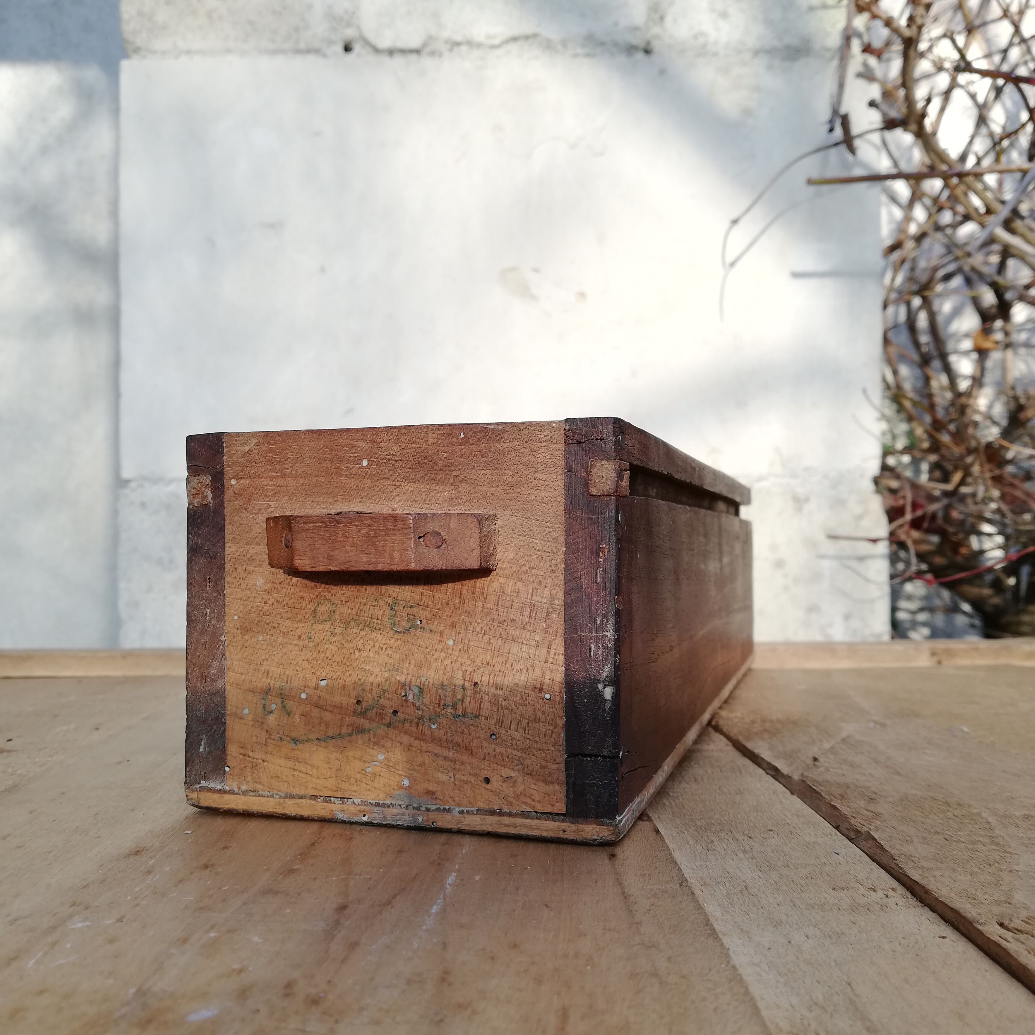 Wooden workshop drawer