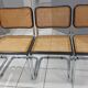 Suite de 6 chaises modèle Cesca B32 par Marcel Breuer vintage 1993