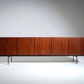 Fristho Franeker large sideboard in rosewood The Netherlands 1960