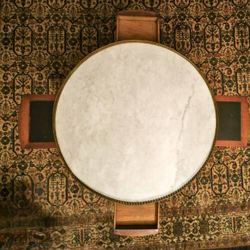 Louis XVI Style Bouillotte Table