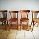 Série de quatre chaises bistrot