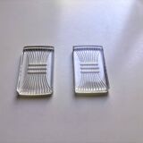 2 Lalique knife holders