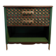 Vintage solid wood chest of drawers - unique handcrafted creation.