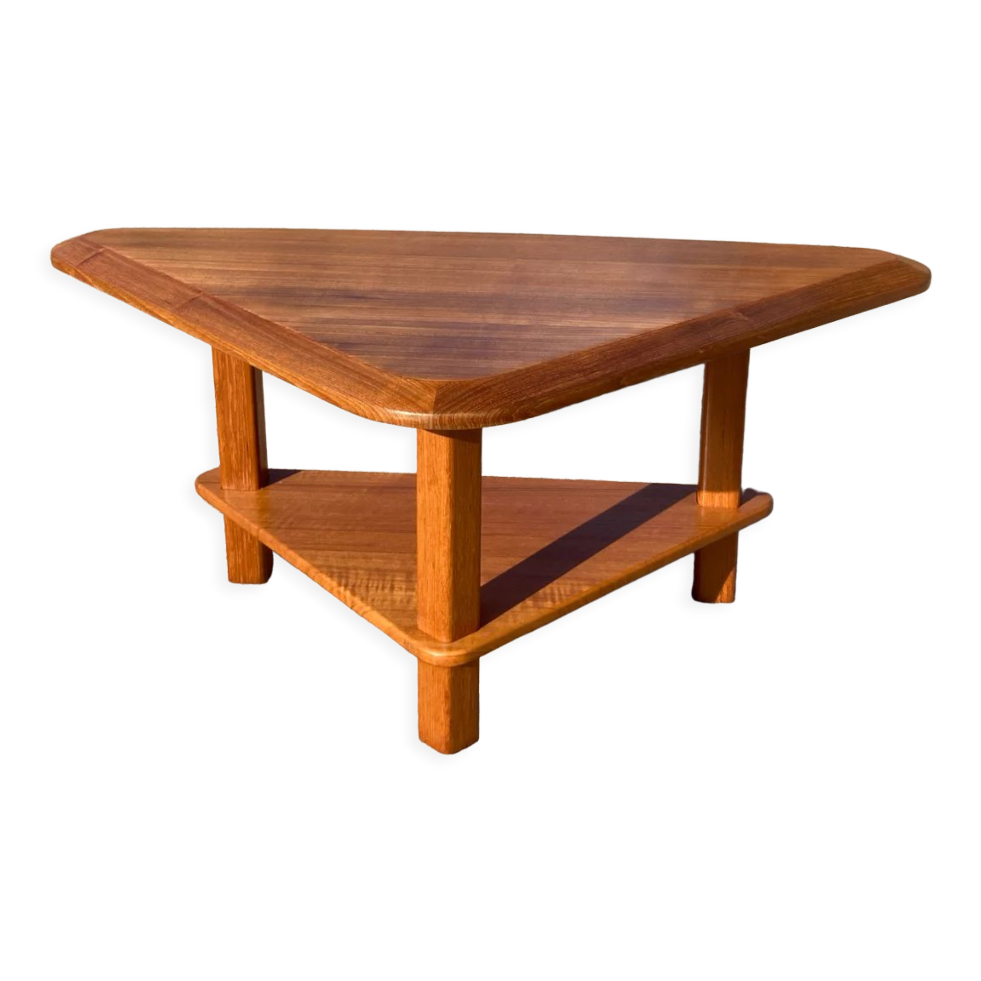 70s teak coffee table