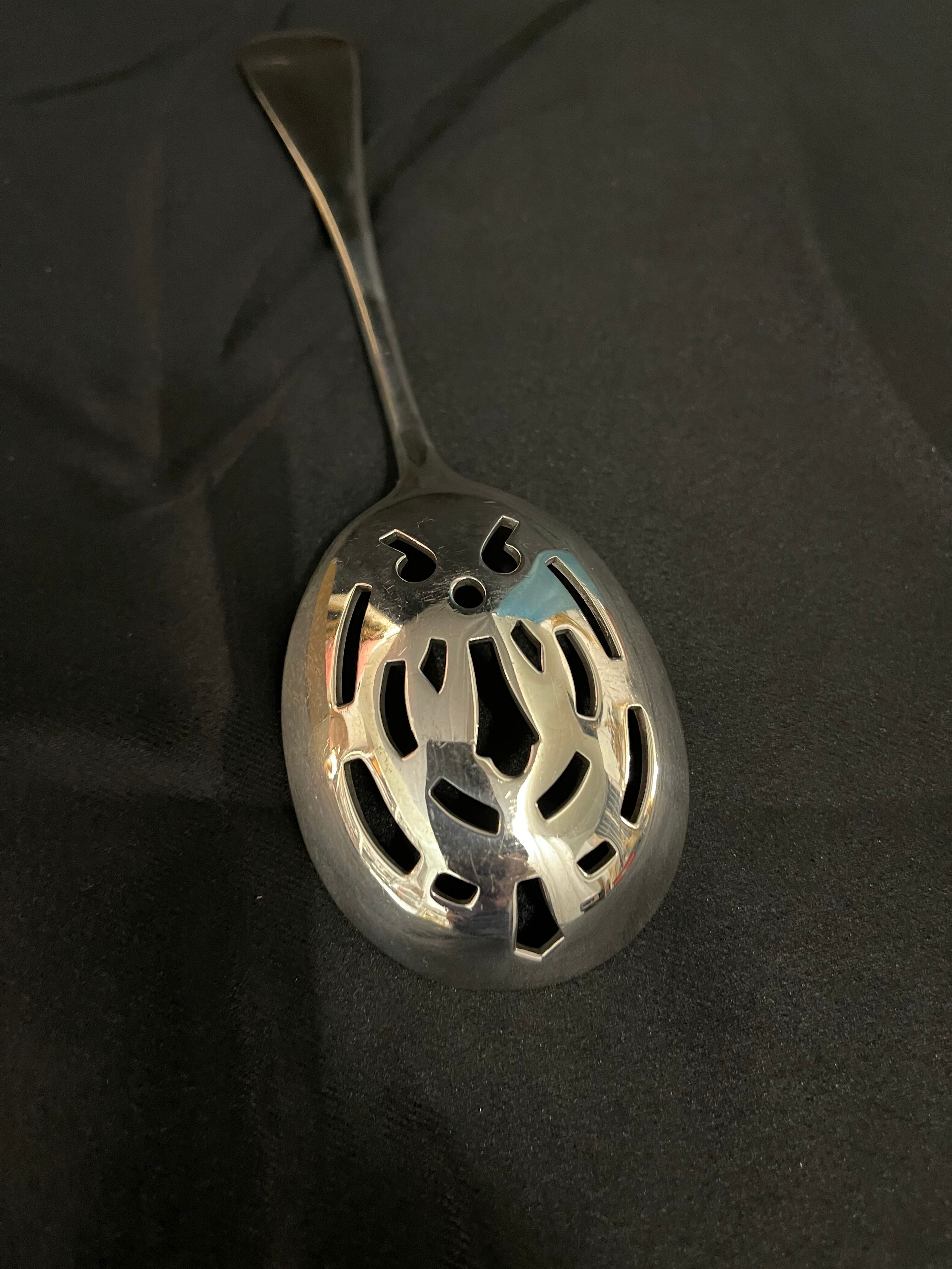 Christofle, olive spoon, ice cube model fidelio