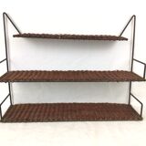 Metal and wicker shelf Raoul Guys