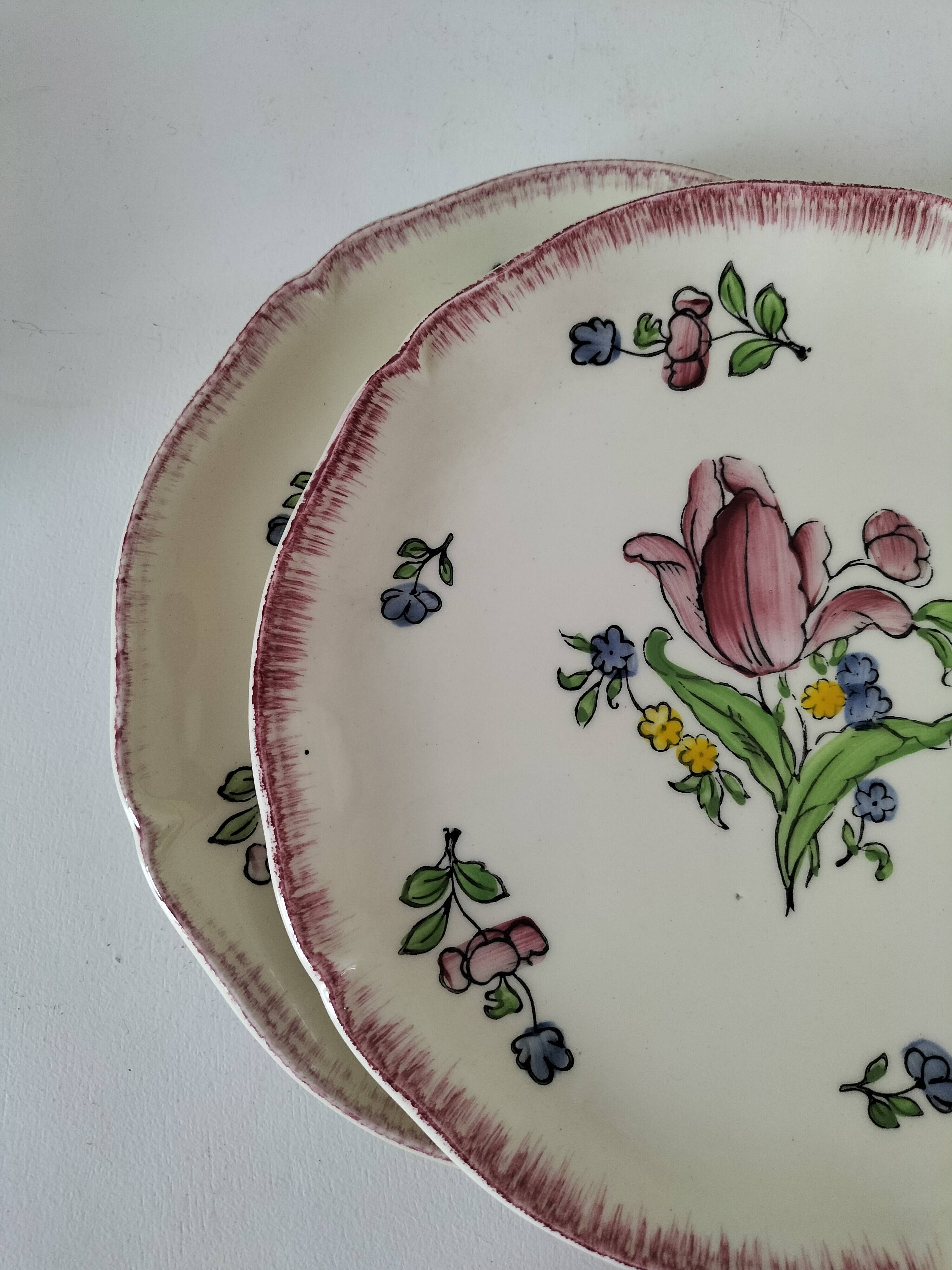 Gien plates, La Lorraine model