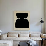Abstract painting on canvas, 120x150cm