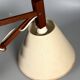Applique murale des années 1960 1970, lampe ciseaux en teck, Danemark, design danois