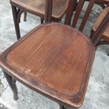 Series of 6 bistro chairs Year 30
