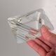 Ashtray pocket tray faceted glass Murano Midcentury style