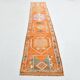 3x13  Long Turkish Vintage Runner Rug, 79x399Cm