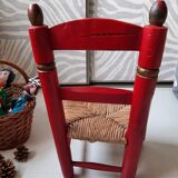 Vintage children's chair painted wood