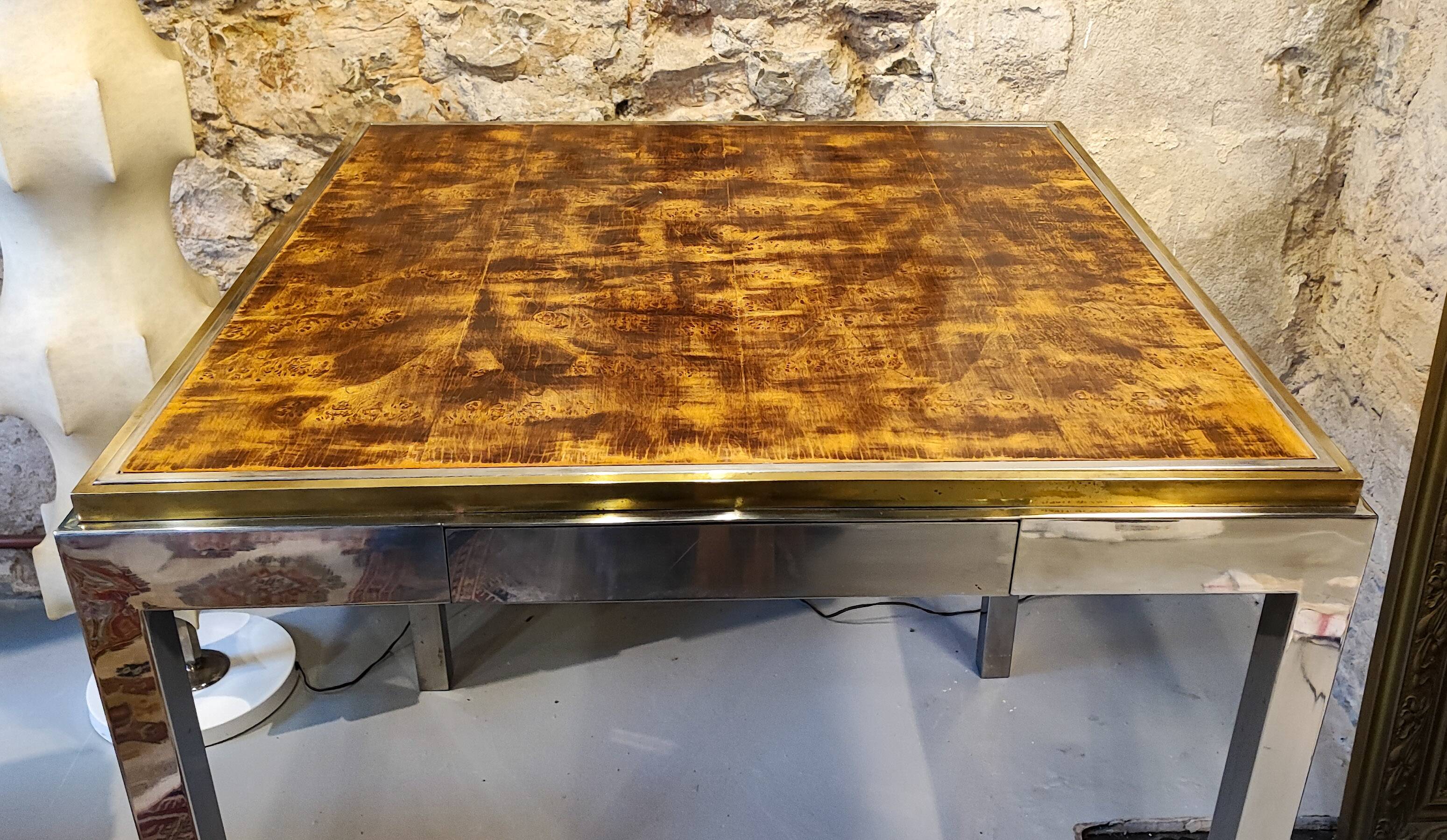 Vintage WILLY RIZZO game table 1970s