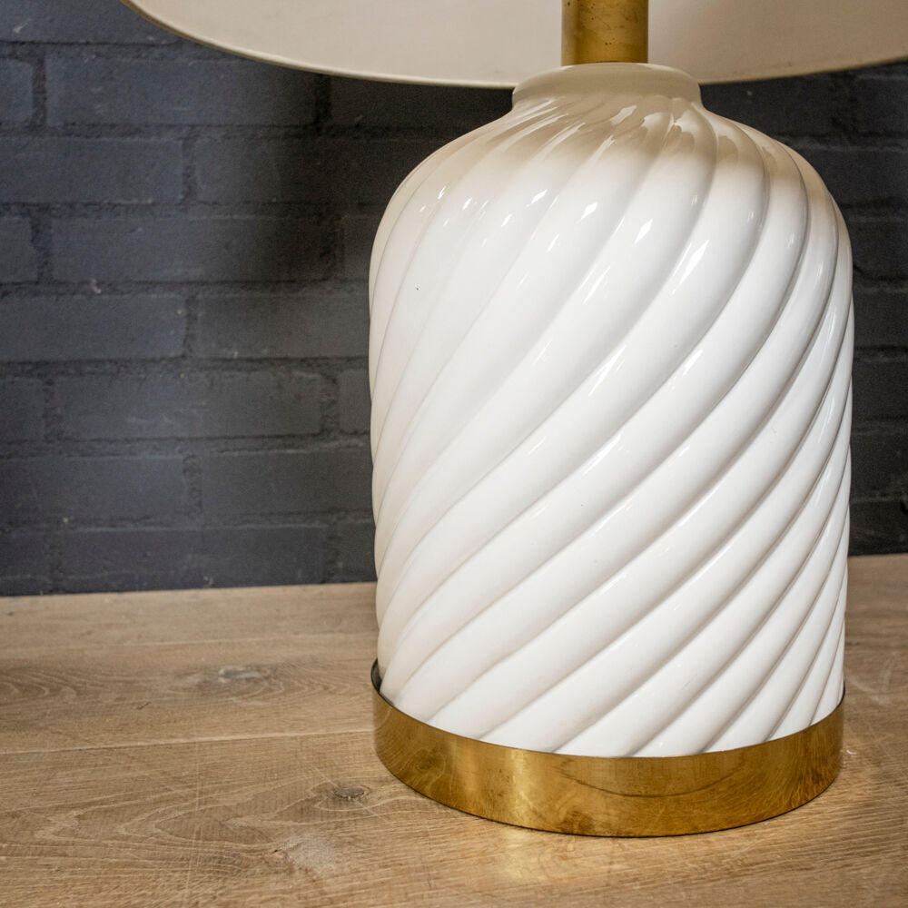 Tommaso Barbi 'Swirl' table lamp from the 70s