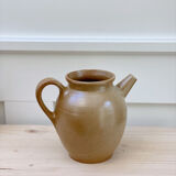 Round stoneware pitcher