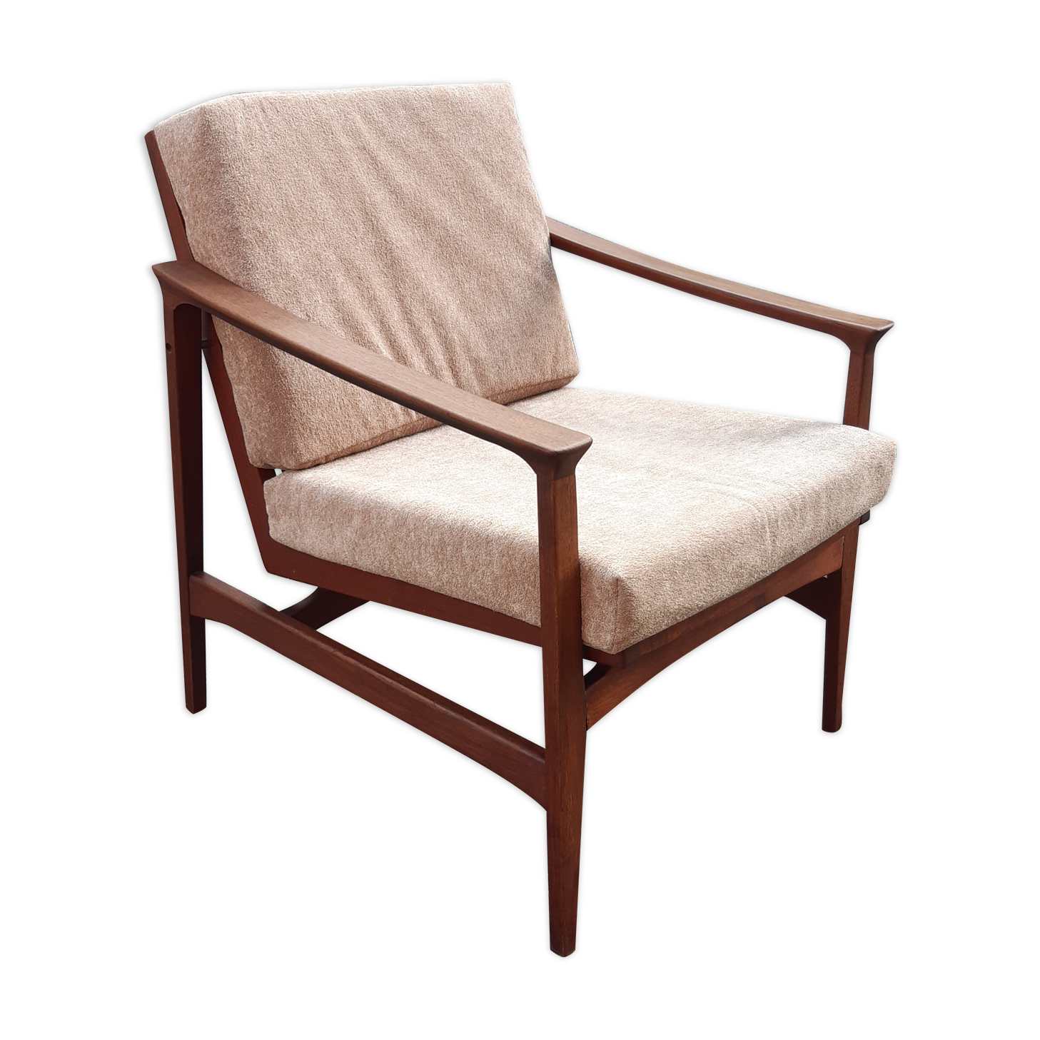 Scandinavian teak armchair 1960