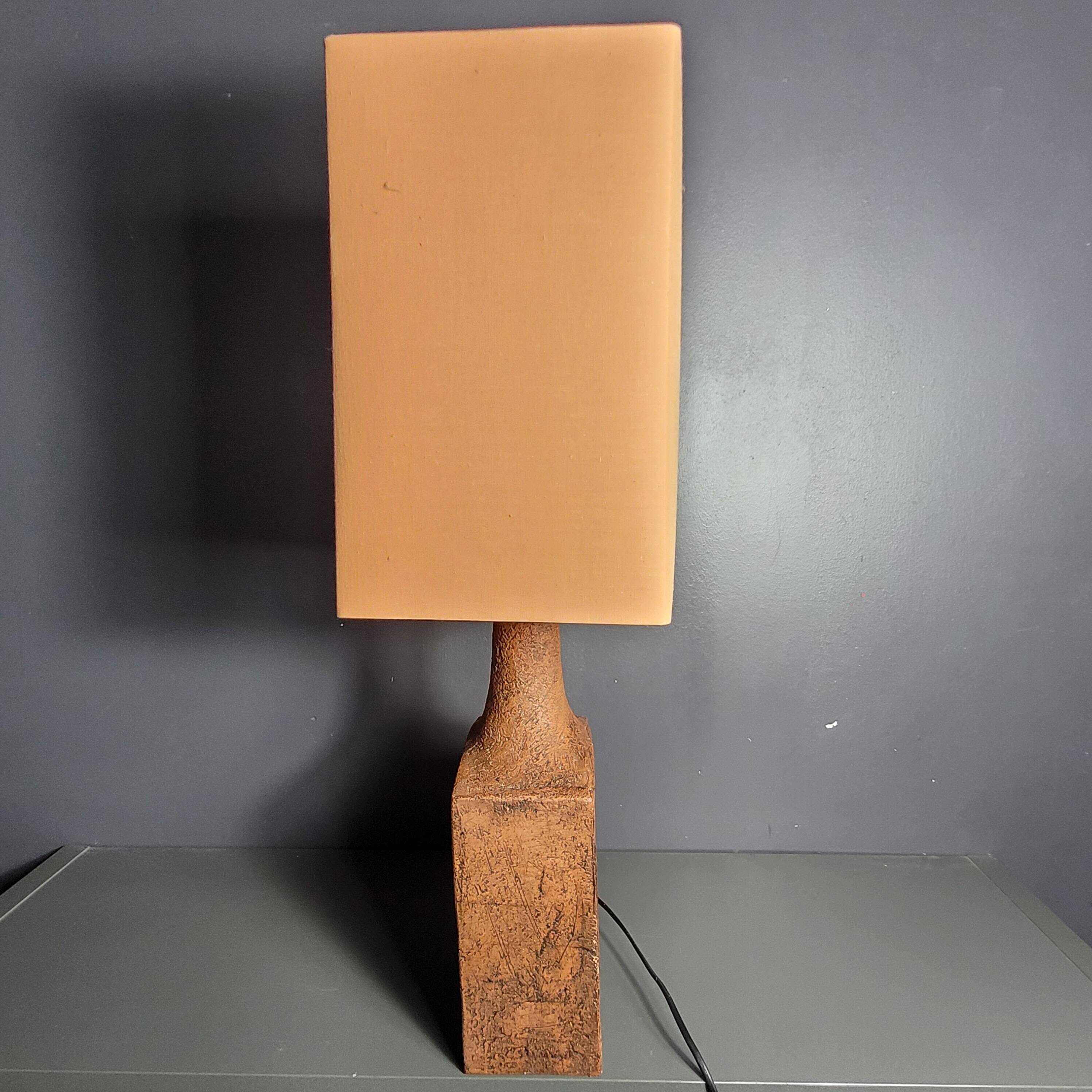 Roche-Bobois 70's ceramic/terracotta lamp