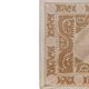 Tapis noué à la main, tapis turc vintage 120x138 cm