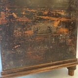 Traditional Indian chest of Rajasthan - Late XIXth teak