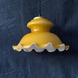 Art Deco opaline pendant light