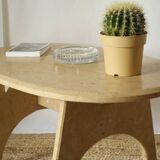 20th century natural stone coffee table
