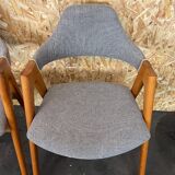 Set of 4 teak chairs by Kai Kristiansen for Sva Møbler Danish Design 60s 70s