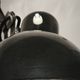 1930s Bauhaus Industrial Scissor Arm Wall Lamp, Black Enamel, Czechoslovakia