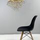 Hollywood Regency chandelier with crystal glass shades by Ernst Palme, Germany, 1960s