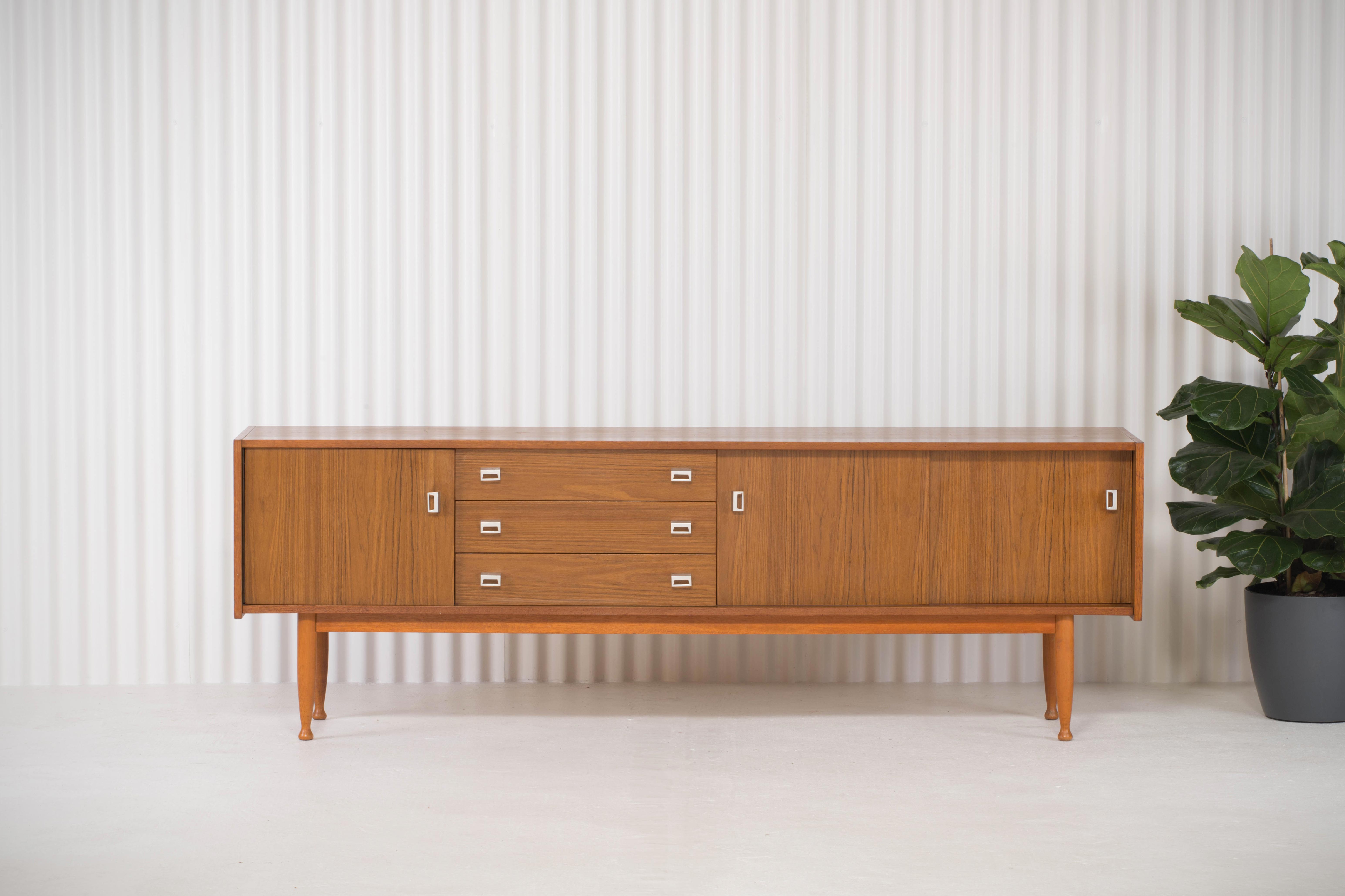 Scandinavian sideboard  220 cm, 1960