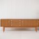 Scandinavian sideboard  220 cm, 1960