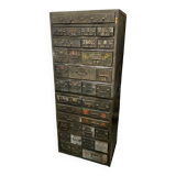 Military establishment - Two metal military mechanic's servants