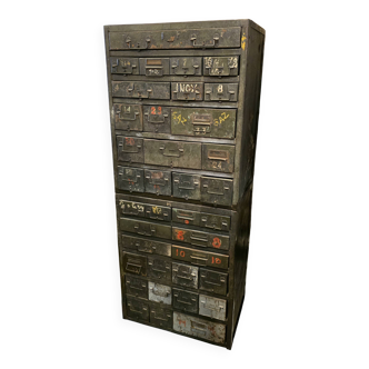 Military establishment - Two metal military mechanic's servants