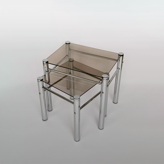 GLASS NESTED TABLES