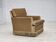 1970s, Danish armchair, honey yellow furniture velour.