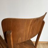 Fauteuil accoudoirs bois