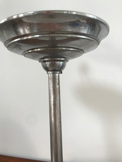 Clichy glass Art Deco Chandelier Speckled
