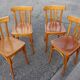 Set of 4 Baumann bistro chairs