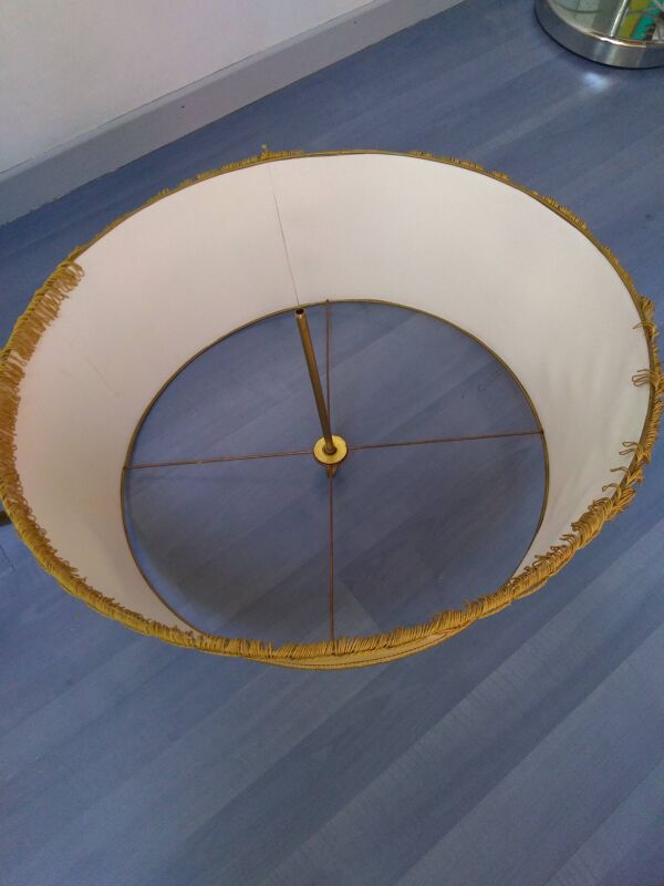 Lampadaire bronze doré tripode 4 feux