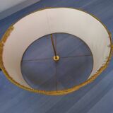 Floor lamp gilded bronze tripod 4 fires