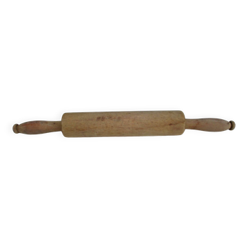 Rouleau à pâtisserie vintage , en bois.